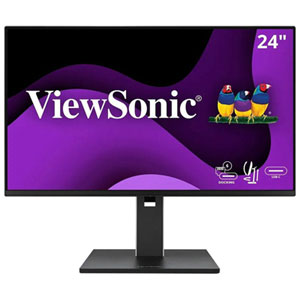 ViewsSonic 24" FHD 100Hz 5ms GTG IPS LED Monitor (VG2458) - Black