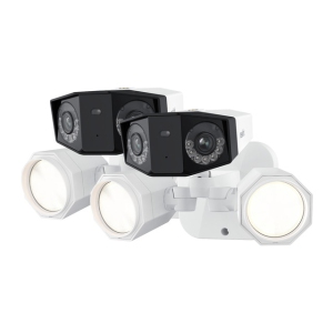 Reolink 4K 180° Dual Lens Floodlight Security Camera, Person/Vehicle Detection, Color Night Vision, Two-Way Audio, Power over Ethernet (2 Pack)