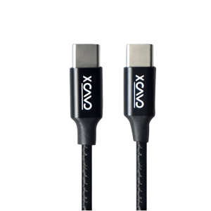 Cavo - USB-C Cable, Fast Charger Cable, High Speed Sync Charger Cord and TYPE C to USB-C Data Cord Wire ,1M - Black.