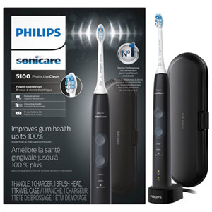 Brosse à dents électrique Philips Sonicare 5100 (HX6850/60) - Noir