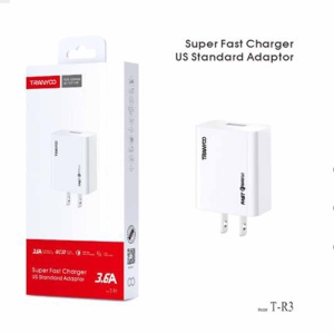 Wall Charger TRANYOO Quick Charge QC 3.6A Universal Super Fast USB 18W for Galaxy S20 S21 S22 S8 S9 S10 S10e Plus Note 8 9 10 20 A5 A8, A A71 Cell Phone Charging Adapter Wall Plug