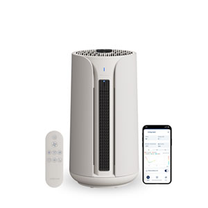 Blueair Air Purifier with Cooling & Heating for Large Rooms, Up to 840 sq. ft. - White/Grey