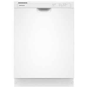 Amana 24" 59dB Front-Control Dishwasher ENERGY STAR (ADFS2524RW) - White