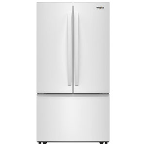 Whirlpool 36" 30.52 Cu. Ft. French Door Refrigerator with Water Dispenser (WRFF3336SW) - White