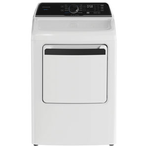 Frigidaire 7 Cu. Ft. Electric Dryer with Moisture Sensing, Wrinkle Prevent & 10 Drying Cycles (FLVE752CBW) - White