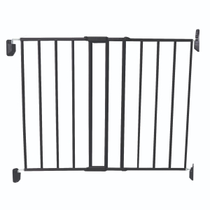 Top of Stairs Metal Décor Swing Gate - Black