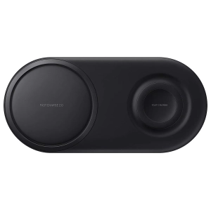 Samsung Ultra Fast Wireless Charging DUO Pad | Color: Black
