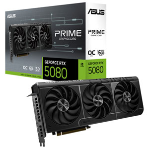 ASUS Prime GeForce RTX 5080 16GB GDDR7 Video Card