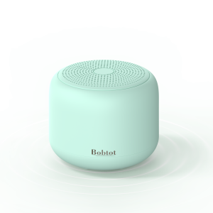 Bobtot Portable Bluetooth Speakers with Strap, Wireless IPX5 Waterproof Mini Speaker with Loud Stereo Sound, 20 Hours Playtime, Rechargeable Battery, Built-in Microphone, Green