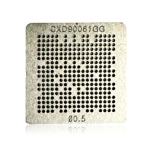 High-Quality Replacement South Bridge BGA Reballing Stencils for PlayStation 5 (CXD90061GG) - 1.8CM