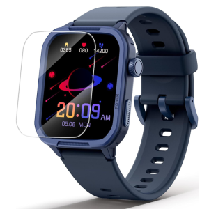 Smart Watch for Kids, Tempered Glass Fitness Sport Watch Boy Girls Teens with 19 Sport Modes, Pedometer, Sleep Monitor, Kids Watch Birthday Gifts Toy Gift for Girls Boys 6-16