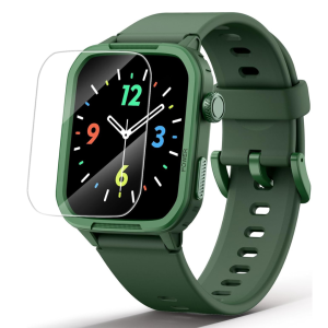 Smart Watch for Kids, Tempered Glass Fitness Sport Watch Boy Girls Teens with 19 Sport Modes, Pedometer, Sleep Monitor, Kids Watch Birthday Gifts Toy Gift for Girls Boys 6-16