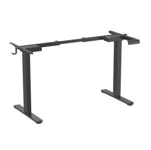 Uplite Dual Motor Electric Stand Up Desk Frame, Height & Width Adjustable Ergonomic Sit Standing Motorized Heavy Duty Table Frame (Frame Only)