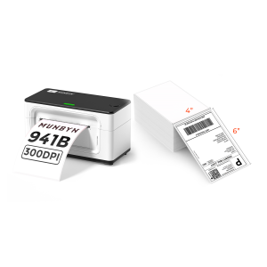MUNBYN Bluetooth Thermal Label Printer white