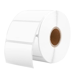 MUNBYN Thermal Label, 2.25x1.25", White, 2 Rolls, 1000 sheets/Roll