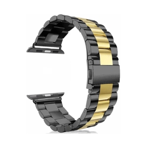 20mm Metal Watch Band for Samsung Galaxy Watch6 5 4, Active, Also Fits Garmin Vivoactive 5, Vivomove 3, 1, Venu SQ - Black Gold