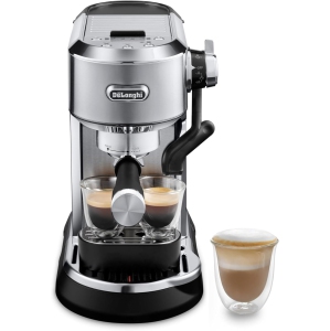 De'Longhi EC950M Dedica Maestro Plus Espresso Machine with Automatic Steam Wand, Stainless Steel