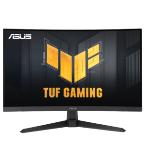 ASUS TUF Jeu VG27VQM1B 27" Complètement courbée HD Moniteur de jeux – 280Hz, 1ms (GTG), FreeSync PremiumTM, ELMB, 90% DCI-P3, Ombre Boost, sans flicker