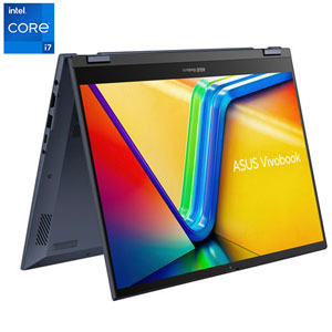 ASUS Vivobook S 14 Flip 14" Touchscreen Business Laptop - Intel Core i7-13620H - 16GB DDR4 - 1TB SSD - Intel UHD - Windows 11 Home - Quiet Blue