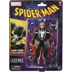 Marvel Legends Retro 6 Inch Action Figure Spider-Man Wave 5 - Agent Venom (Flash Thompson)