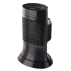 Honeywell HCE351C Digital Mini-Tower Ceramic Space Heater – 1500W, Black