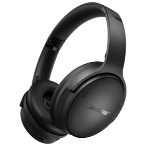 Bose QuietComfort Bluetooth Headphones, Wireless Headphones with Active Over Ear Noise Cancelling and Mic, Deep Bass, Up to 24 Hours of Playtime, Black