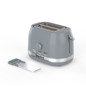 Starfrit - 2 Slice Toaster, 7 Browning Levels, 850 Watts, Grey