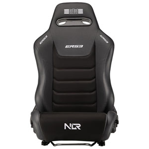 Next Level Racing ERS3 Elite PU Leather/Suede Reclining Racing Seat - Black