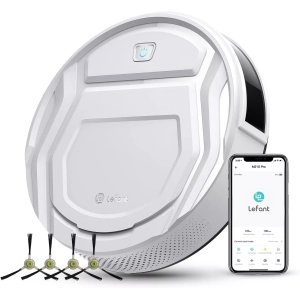 Lefant Robot Vacuum for Multi-Surface with Wi-Fi, App Control, Alexa, Self-Charging, Smart Navigation