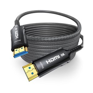 NIERBO 2.1 HDMI Cable 50 Feet - 8K Ultra High Speed HDMI Cable/48Gbps/8K 60hz/4K 120hz/Braided/eARC for HDTV, PS5, PS4, Xbox, Blu-ray