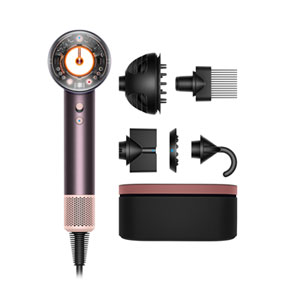 Dyson Supersonic Nural Ionic Quiet Hair Dryer 1600W with Diffuser & Concentrator 4 Heat Settings - Jasper Plum