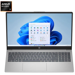 HP 15 15.6" Laptop - AMD Ryzen 7 7730U - 16GB DDR4 - 1TB SSD - AMD Radeon Graphics - Windows 11 - Natural Silver