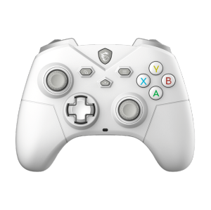 MSI FORCE GC300 Wireless PC Game Controller - White, 2.4GHz, Bluetooth, USB-C