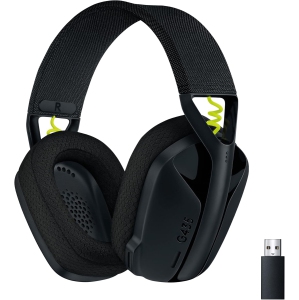 Logitech G435 LIGHTSPEED and Bluetooth Wireless Gaming Headset - Lightweight over-ear headphones, built-in mics, 18h battery, Dolby Atmos, PC, PS4, PS5 - Black - Open Box