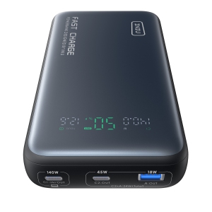 INIU 140W Power Bank Smallest 25000mAh Fast Charging Portable Charger for MacBook Dell HP iPad Tablet iPhone Samsung etc