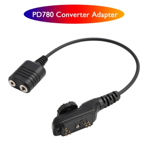 K Interface Headset Port Converter Cable for Hytera HYT PD780 PD700 PD980 PD788G