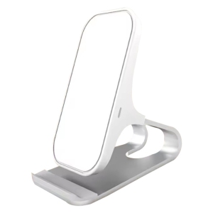 2 in 1 15W Wireless Charger and Car Holder Qi Quick Charge for iPhone 12 13 Android Wireless Charger Stand (white)