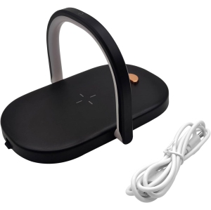 Bedside Lamp with Wireless Charger, 3 in 1 Touch Lamp, Phone Holder, Dimmable Wireless Charging Lamp, 3 Color Modes Touch Control LED Night Light