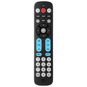 One For All 2-Device Big Button Universal Remote Control (URC6821)