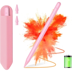 Stylus Pen for iPad 9th Gen, 10th Gen, iPad Pencil for iPad(2018-2022), iPad Air 3/4/5, iPad Mini 5/6th, iPad 6/7/8th, Pad Pro11/iPad Pro12.9 3/4/5/6th Gen, Pink