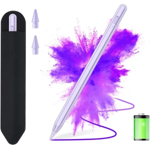 Stylus Pen for iPad 9th Gen, 10th Gen, iPad Pencil for iPad(2018-2022), iPad Air 3/4/5, iPad Mini 5/6th, iPad 6/7/8th, Pad Pro11/iPad Pro12.9 3/4/5/6th Gen, Light Purple
