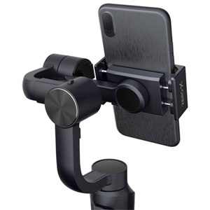Zero-X Smartphone 3-Axis Gimbal Stabilizer with Power Bank - Black