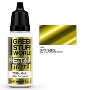 Green Stuff World Metallics Metal Filters - Gold Interference