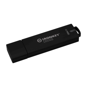 Kingston - IronKey D500S Encryption USB Flash Drive, FIPS 140-3 Level 3 Certified (Pending), 256GB Capacity