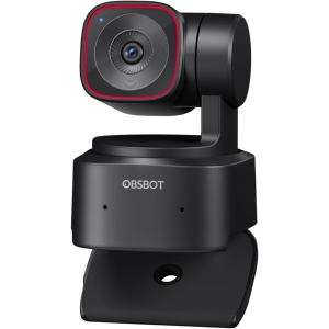 OBSBOT Tiny Lite Webcam 4K, AI Tracking Streaming Camera, PTZ