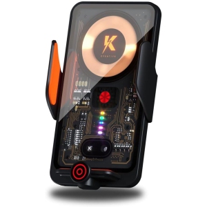Induction Opening and Closing Bracket Car Cell Phone Holder Magnetic Cell Phone Holder Dashboard Navigation Bracket 360° Rotating Navigation Bracket