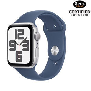 Open Box Apple Watch SE (GPS) 44mm Silver Aluminum Case with