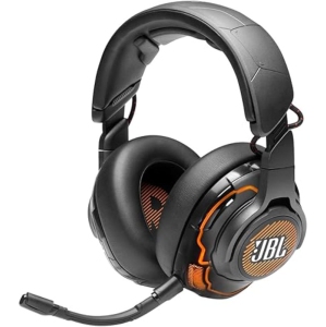 JBL Quantum ONE Wired Over-Ear Professional Gaming Headset with Head-Tracking Enchanced JBL QuantumSPHERE 360 - Black (Open Box)