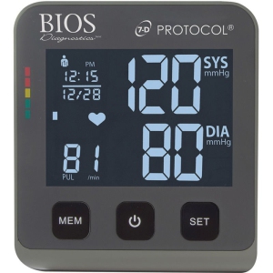 BIOS Protocol® 7D Blood Pressure Monitor w/Bluetooth Monitoring App