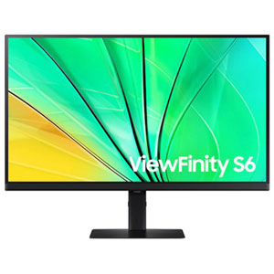 Samsung ViewFinity S6 27" QHD 100Hz 5ms GTG IPS LCD Monitor (LS27D606EANXGO) - Black